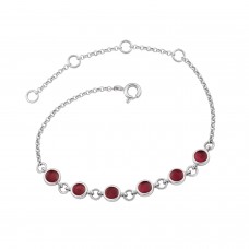 СЕРЕБРЯНЫЙ БРАСЛЕТ "КРАСКИ ЛЮБВИ"