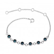 СЕРЕБРЯНЫЙ БРАСЛЕТ "КРАСКИ ЛЮБВИ"