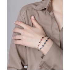 СЕРЕБРЯНЫЙ БРАСЛЕТ "КРАСКИ ЛЮБВИ"