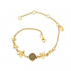 ЦВЕТОЧНЫЙ БРАСЛЕТ "МАТРОНА МОСКОВСКАЯ" ИЗ ЗОЛОТА