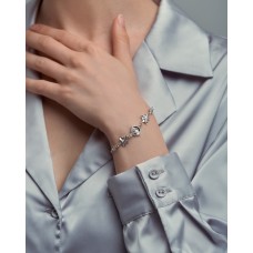 ЦВЕТОЧНЫЙ БРАСЛЕТ "МАТРОНА МОСКОВСКАЯ" ИЗ СЕРЕБРА