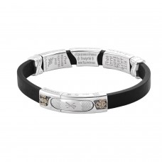 ЗОЛОТОЙ БРАСЛЕТ "ГЕОРГИЙ ПОБЕДОНОСЕЦ, НИКОЛАЙ ЧУДОТВОРЕЦ И СПИРИДОН ТРИМИФУНТСКИЙ"