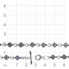 БРАСЛЕТ СЕРЕБРЯНЫЙ КОВАННЫЙ