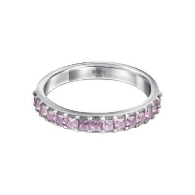 КОЛЬЦО С ФИАНИТАМИ И ГОРЯЧЕЙ ЭМАЛЬЮ