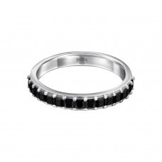 КОЛЬЦО С ФИАНИТАМИ И ГОРЯЧЕЙ ЭМАЛЬЮ