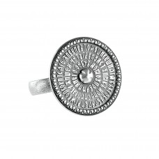 КОЛЬЦО "90 ПСАЛОМ" ИЗ СЕРЕБРА С ПОЗОЛОТОЙ