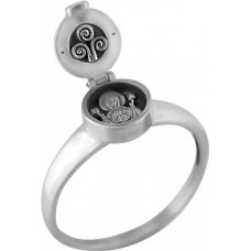 СЕРЕБРЯНОЕ КОЛЬЦО-СКЛАДЕНЬ "ЗНАМЕНИЕ"