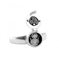 СЕРЕБРЯНОЕ КОЛЬЦО-СКЛАДЕНЬ "ЗНАМЕНИЕ"