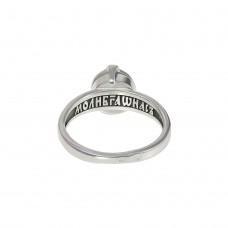 СЕРЕБРЯНОЕ КОЛЬЦО-СКЛАДЕНЬ "ЗНАМЕНИЕ"