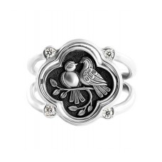 ДВОЙНОЕ КОЛЬЦО "АНГЕЛ ХРАНИТЕЛЬ И РАЙСКИЕ ПТИЧКИ" ДВОЙНОЕ КОЛЬЦО "АНГЕЛ ХРАНИТЕЛЬ И РАЙСКИЕ ПТИЧКИ"