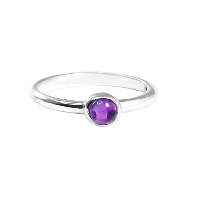 КОЛЬЦО С КРУГЛЫМ КАБОШОНОМ "СПАСИ И СОХРАНИ"