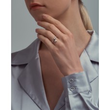 СЕРЕБРЯНОЕ КОЛЬЦО "ЛЮБОВЬ"