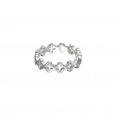 СЕРЕБРЯНОЕ КОЛЬЦО "КРЕСТИКИ" СЕРЕБРЯНОЕ КОЛЬЦО "КРЕСТИКИ"