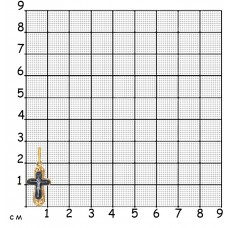 ПОЗОЛОЧЕННЫЙ КРЕСТ "АЖУРНЫЙ"