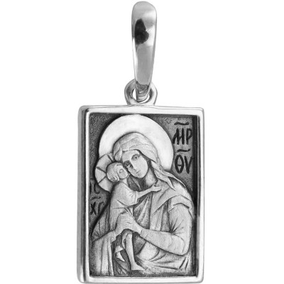 СЕРЕБРЯНЫЙ ОБРАЗОК БОЖИЕЙ МАТЕРИ "ВЗЫСКАНИЕ ПОГИБШИХ"